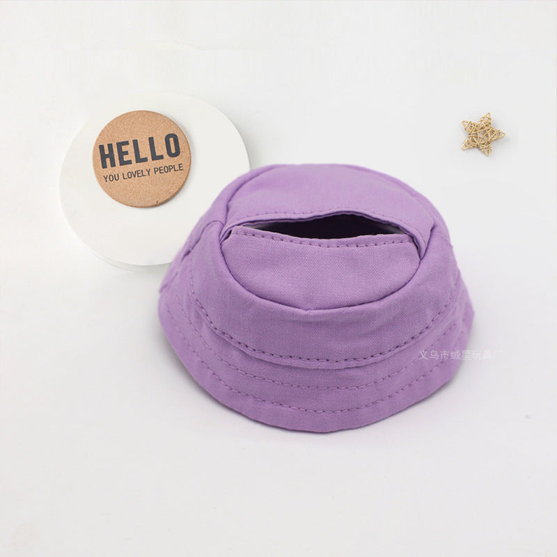 Labubu clothes bucket hat doll overalls hat two-piece set doll doll clothes accessories change