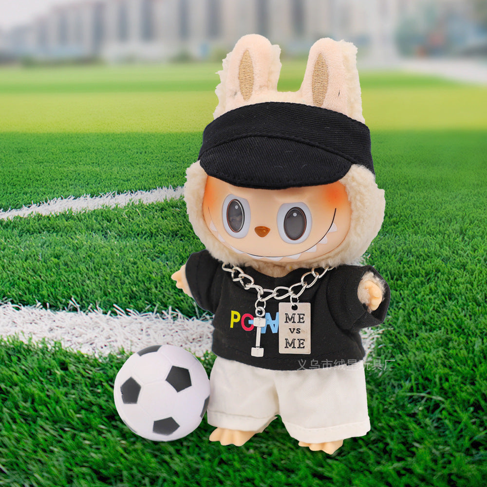 Labubu clothes cute vinyl doll one two three generations labubu baby clothes set sit party accessories