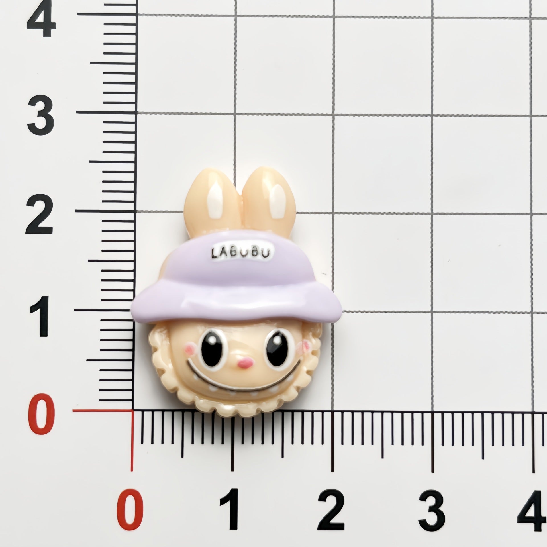 Resin Transparent night light Labubu head