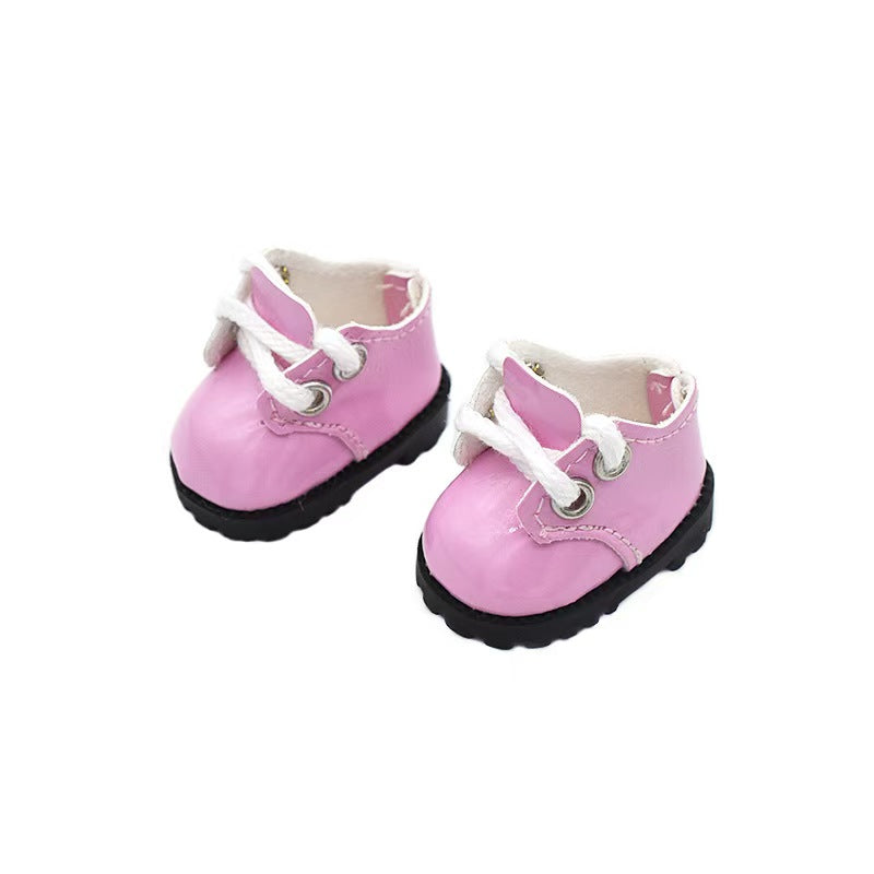 Labubu shoe accessories leather shoes
