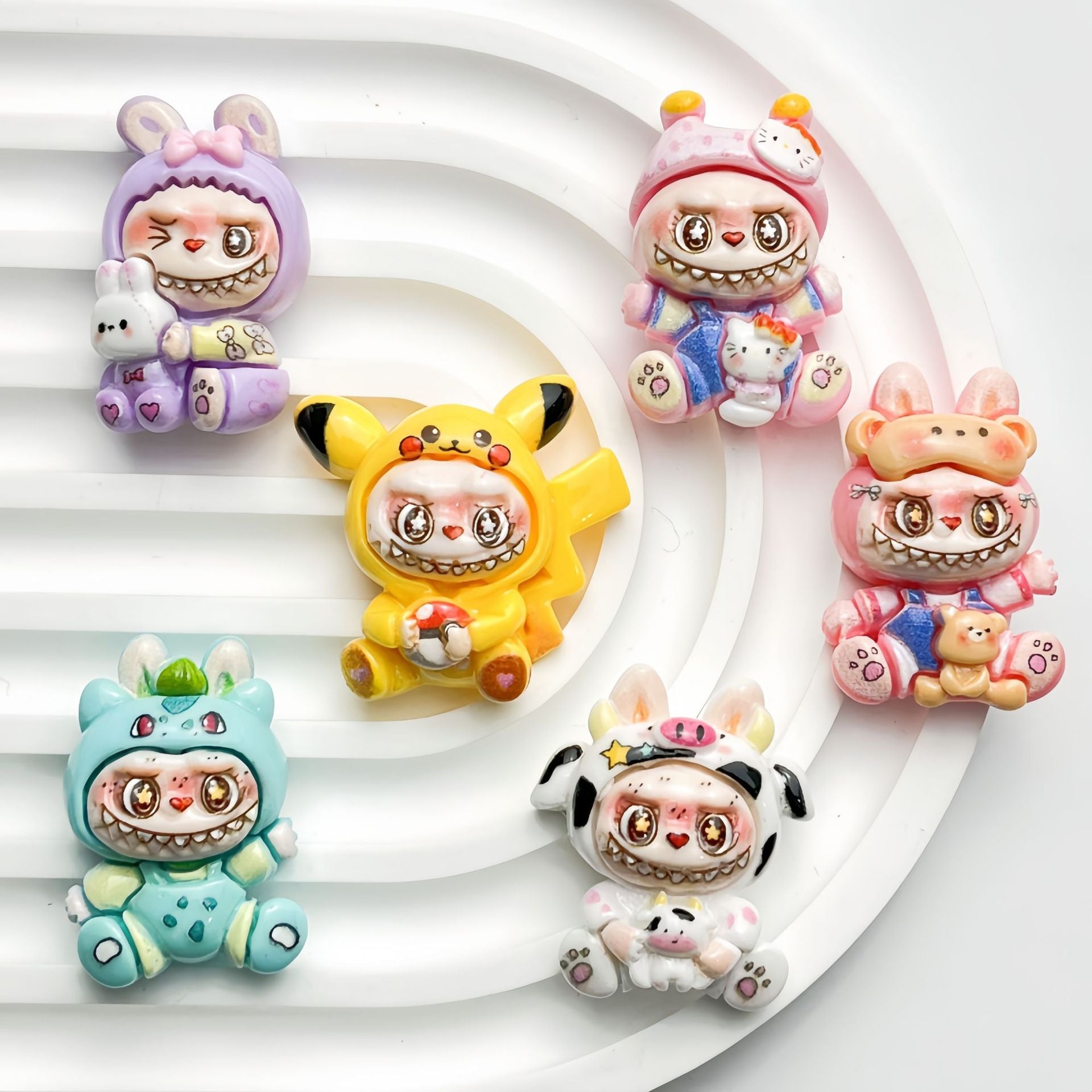 Resin Labubu Pok é mon