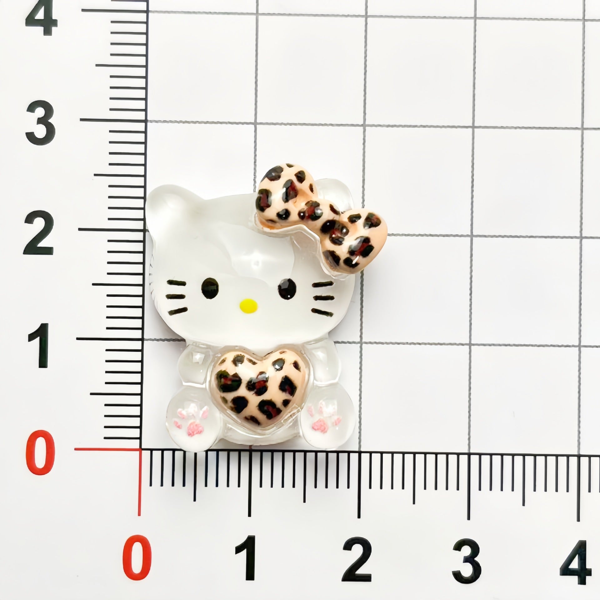 Resin through-hole Hello Kitty Transparent night light