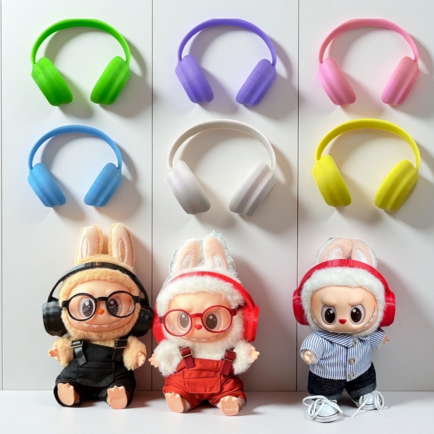 Labubu Solid Color Earphones