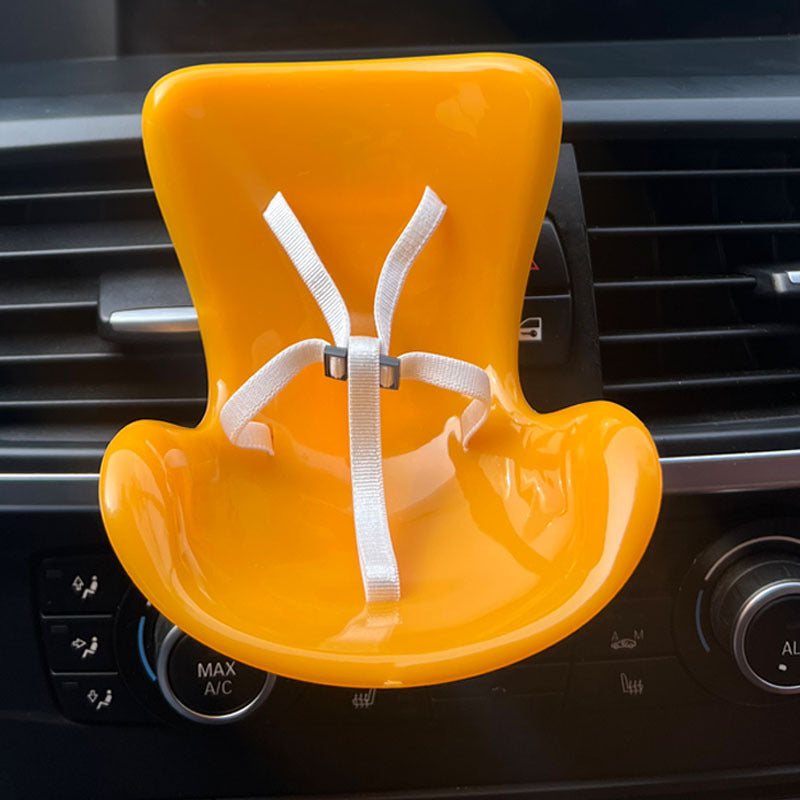 Labubu doll safety seat toy car interior decoration car air outlet decoration aromatherapy